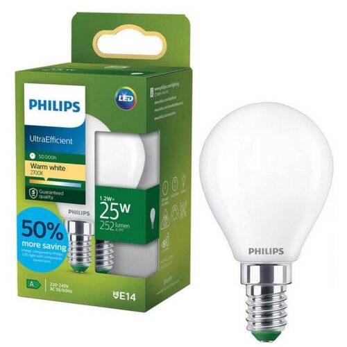 Philips led sijalica ultraefficient  P45 E14/1,2W/230V 2700K Cene