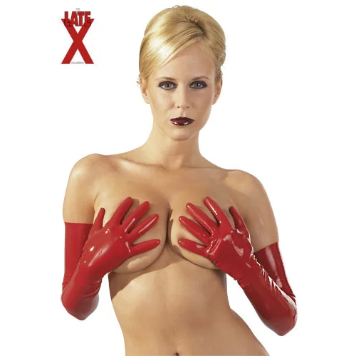 Sharon Sloane LateX Gloves Red M