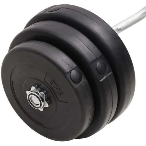 VidaXL Zavita palica z utežmi 90 kg Slike