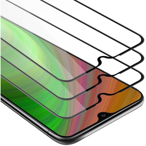 Cadorabo 3x Celozaslonska zaščitna folija, združljiva z Samsung Galaxy A10 / M10 - Zaščitna folija v transparentno s čarno - 3-pack Kaljeno steklo za zaščito zaslona s trdoto 9H in 3D dotiko, (20553139) Cene