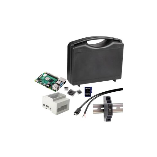 Joy-it Din-Rail Set Raspberry Pi® 4 B 2 GB 4 x 1.5 GHz uklj. DIN kućište, uklj. napajanje DIN tračnice, uklj. USB kabel, Cijene