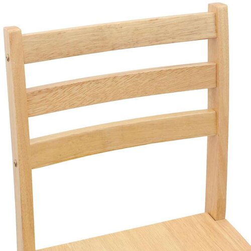 Trpezarijske stolice 2 pcs Prirodna 40 x 47 5 x 99 5 cm - Prirodna Slike