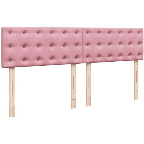VidaXL otomanski krevet s madracem ružičasti 180x200 cm bar&amp;scaron;unasti Slike