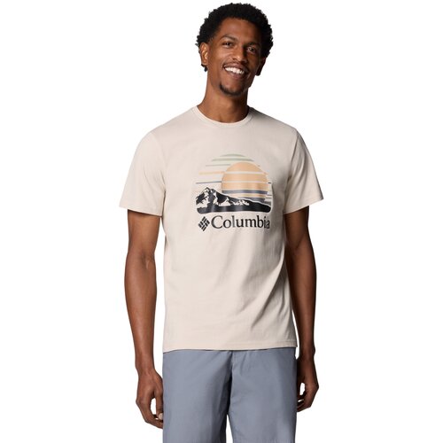 Columbia Majice s kratkimi rokavi Path Lake II Graphic Tee Bež Cene