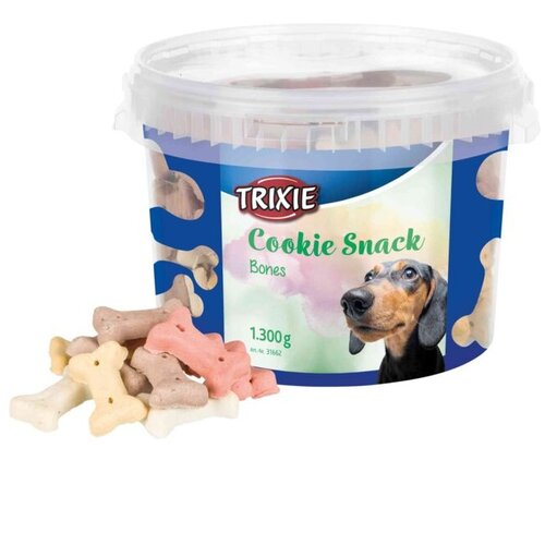 Trixie cookie snack bones 1.3kg Slike