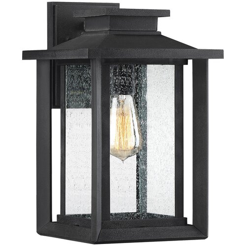 Elstead Lighting Elstead Quoizel Wakefield Zunanja stenska svetilka Earth Black, IP44, (22100159) Cene