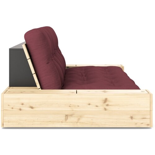 Karup Design Bordo rdeča raztegljiva sedežna garnitura 244 cm Base &amp;ndash; Slike