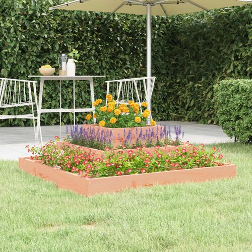 vidaXL visoka greda 80x80x27 cm trden les douglas Cene