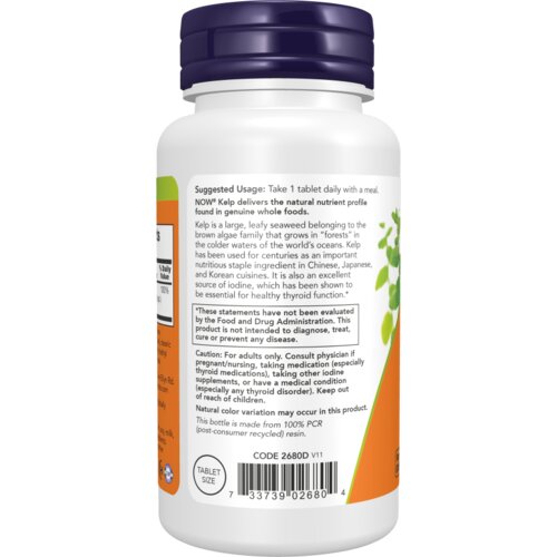 Now Foods Kelp - Jod NOW, 150 &amp;micro;g (200 tablet) Slike