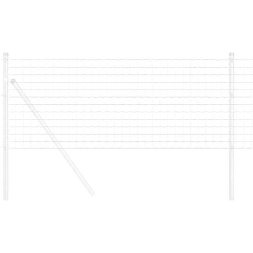 Euro ograda 0,8 x 10 m Željezo prekriveno PVC-om Slike