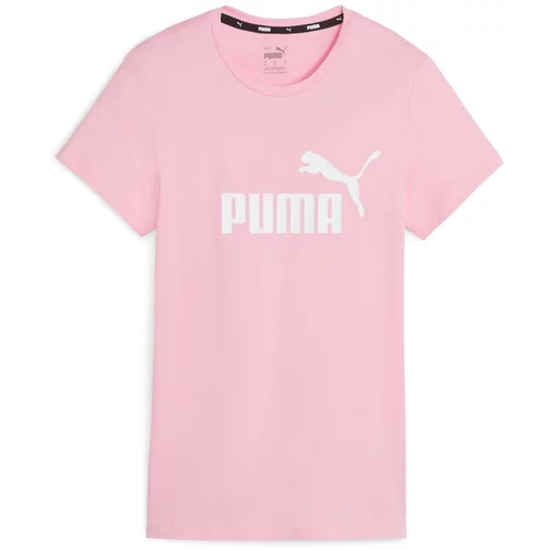 Puma Funkcionalna majica 'Essential' svetlo roza / bela