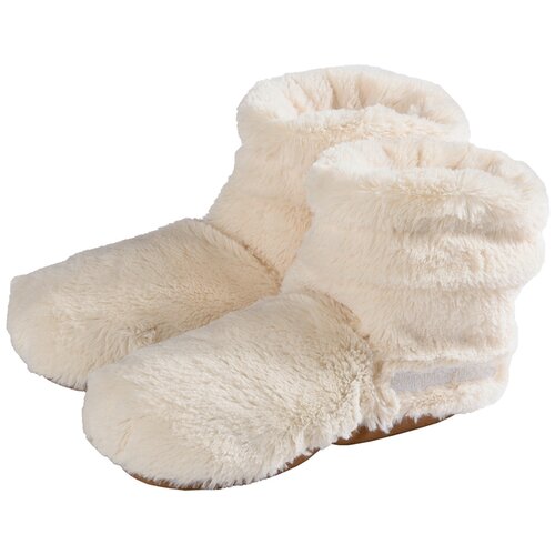 Warmies grelni copati Slippies Boots, bež Cene