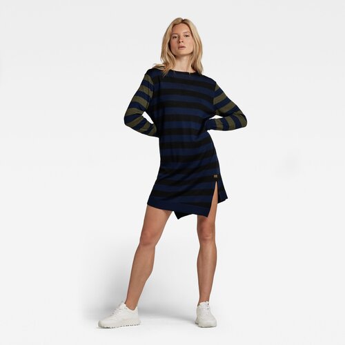 G-star Dress - Cross in stripe r dress knit multicolored Cijene