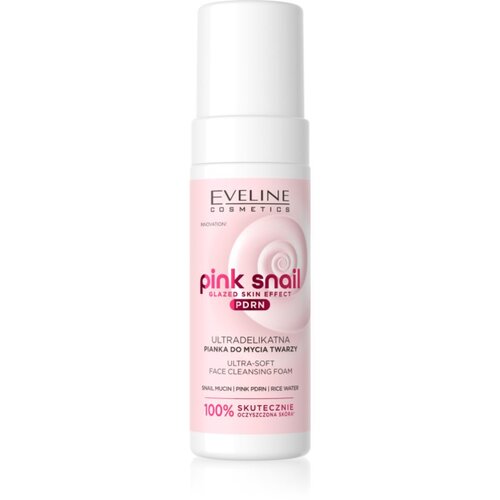 Eveline Cosmetics Pink Snail Glazed Skin Effect nježna pjena za či&amp;scaron;ćenje za lice 150 ml Slike