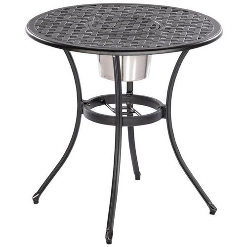 Gardenson Vrtna Miza Tisch, Aluminij, S Posodo Za Led Slike