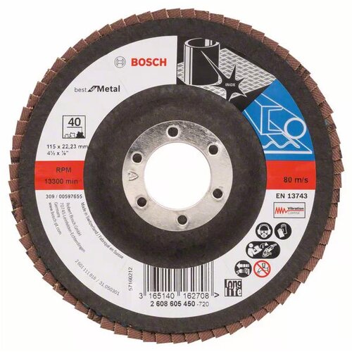  LAMELIRANA BRUSNA PLOČA X571 ZA METAL 115MM BOSCH Cijene
