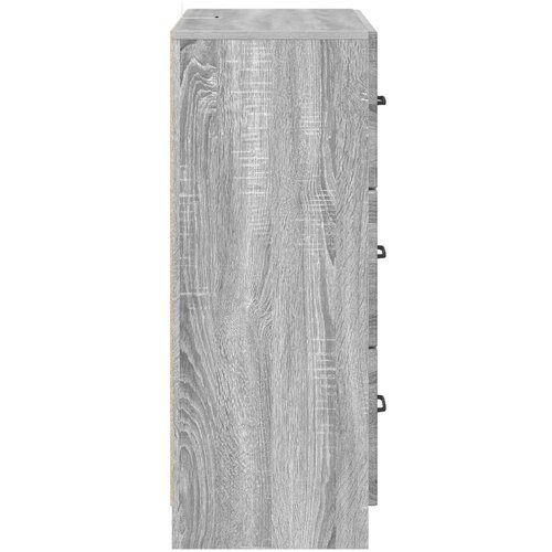  Ormar s ladicama Siva sonoma 66 x 34 5 x 87 cm - Siva sonoma Slike