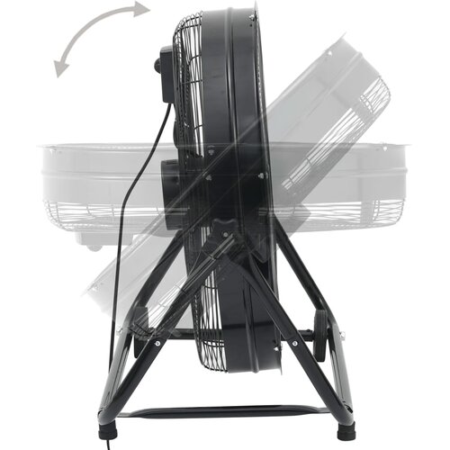  Industrijski ventilator s bubnjem 60 cm 172,5 W crni Slike