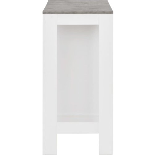  Barski stol s policom bijeli 110 x 50 x 103 cm Slike