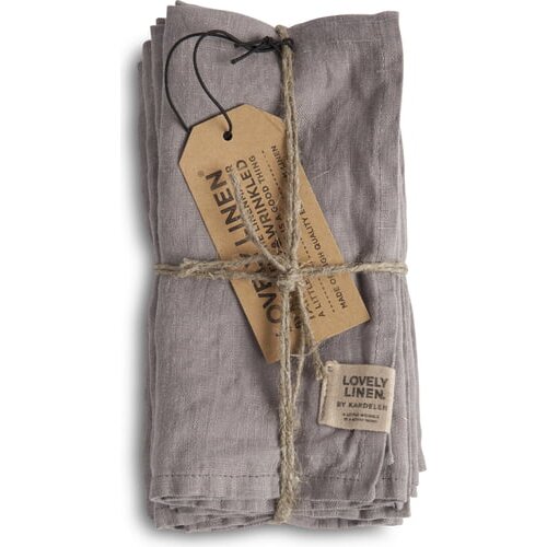 Lovely Linen kuhinjska krpa Misty - Grey Slike