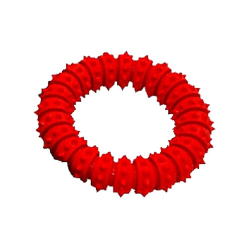  Igračka za pse gumeni krug, 12cm, crveni Cene