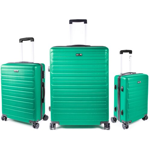  Set putnih kofera AGA Travel MR4657-Dark Green - tamno zeleni Cene