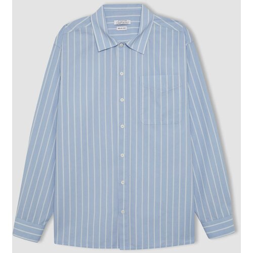 Defacto Relax Fit Striped Long Sleeve Shirt Slike
