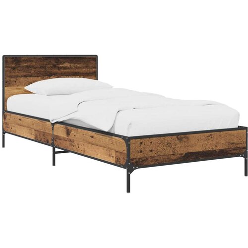  Okvir kreveta s uzglavljem Staro drvo 80 x 200 cm - Staro drvo Cijene