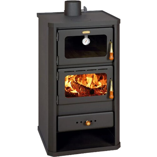 Prity Kamin na drva FM (Snaga grijanja: 12 kW, Kapacitet grijanja prostorije: 150 m³, Crna) Cene