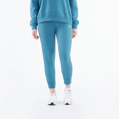 Nike Sportske hlače cijan plava / bijela