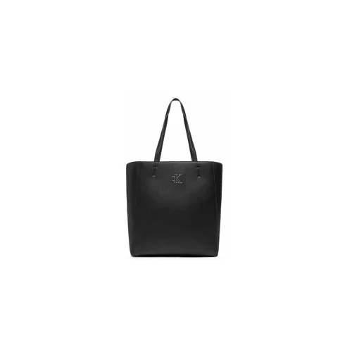 Calvin Klein Jeans Ročna torba Minimal Monogram Shopper32 K60K609292 Črna