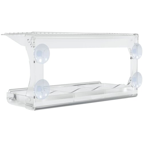  Prozorske hranilice za ptice 2 kom akrilne 30 x 12 x 15 cm Slike
