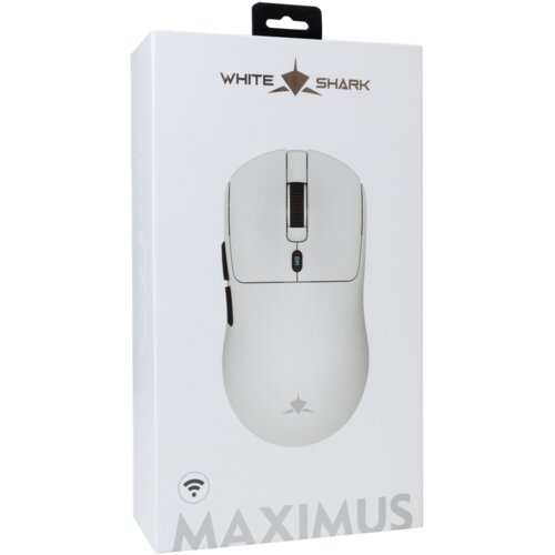 Eshark White Shark Maximus GM-9010 bežični gaming mi&amp;scaron;, bijeli Slike