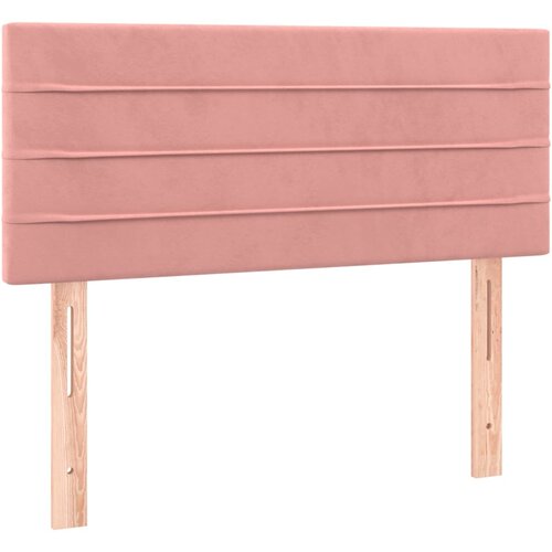 Maison Chic posteljno vzglavje - vzglavna omarica - nočna omarica roza 80x5x78/88 cm žamet, (21705167) Slike