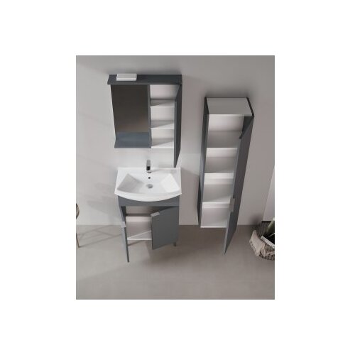 Hanah home Kupatilski ormarić sa umivaonikom i ogledalom (2 komada) Purus 65 439 Cene