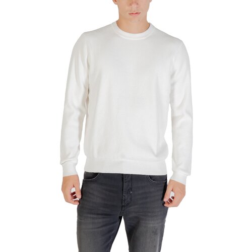 Antony Morato Puloverji LISBON REGULAR FIT MMSW01558-YA500096 Bela Slike