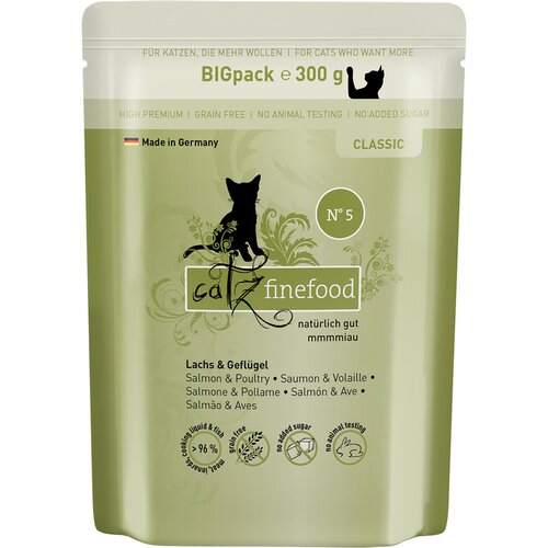 catz finefood Ekonomično pakiranje 24 x 300 g - Losos i perad Cijene