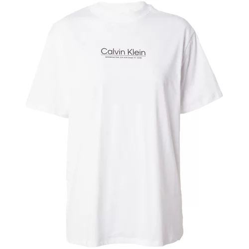 Calvin Klein Majica 'COORDINATES' crna / bijela