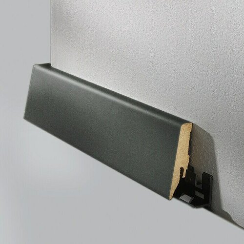 LOGOCLIC Zaključna letev K58 D Antracit (260 cm x 19 mm x 58 mm, MDF) Cene