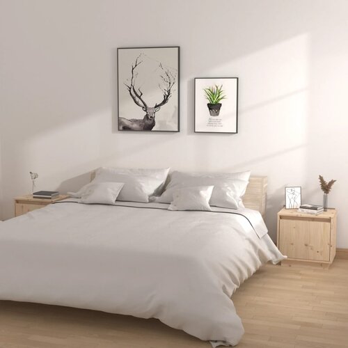 vidaXL noćni ormarići 2 kom 40 x 30 x 40 cm od masivne borovine Cijene