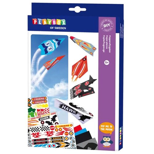 Playbox set za izdelavo ročno izdelanih papirnatih letal Cene