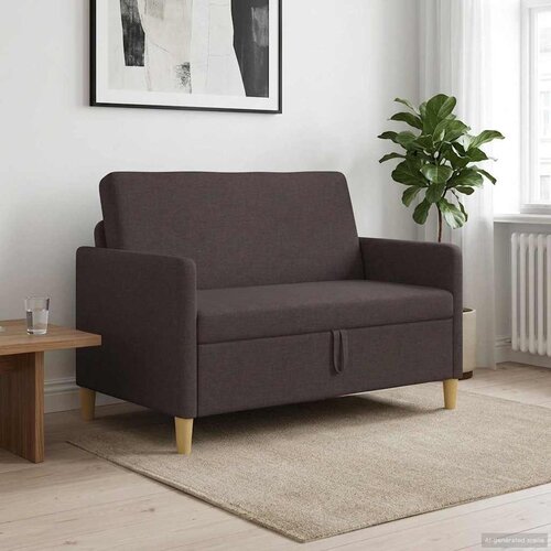 SOFA s pohranom Tamno smeđa 122 x 78 x 87 cm Poliester Cijene