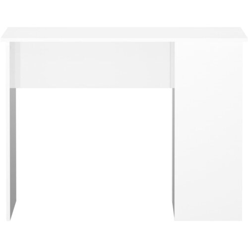  Radni stol visoki sjaj bijeli 100x55x75 cm konstruirano drvo Slike
