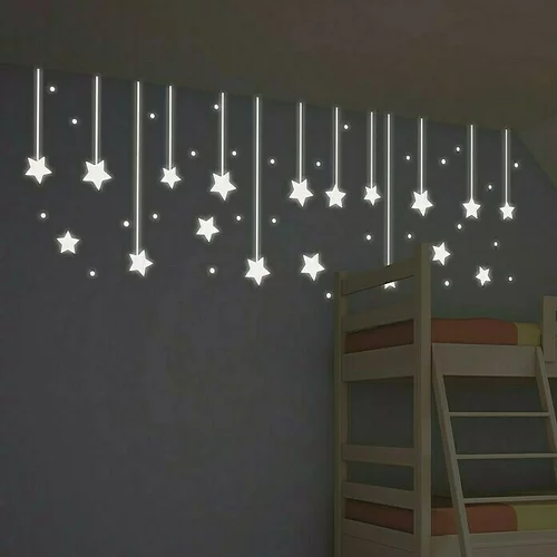 Dekorativna naljepnica Hanging Stars (31 x 31 cm)