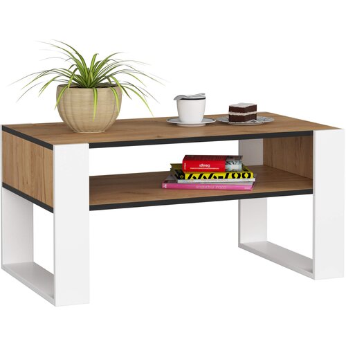 AKORD KAVNA MIZA DOMI OAK CRAFT / BELO, (21714085) Cene
