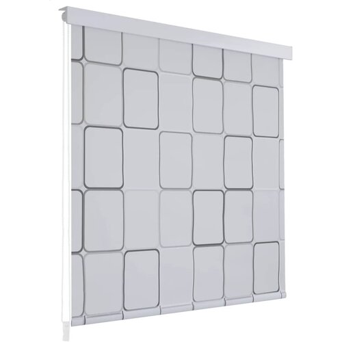 VidaXL Rolo senčilo za tu&amp;scaron; 80x240 cm kvadratni vzorci Slike