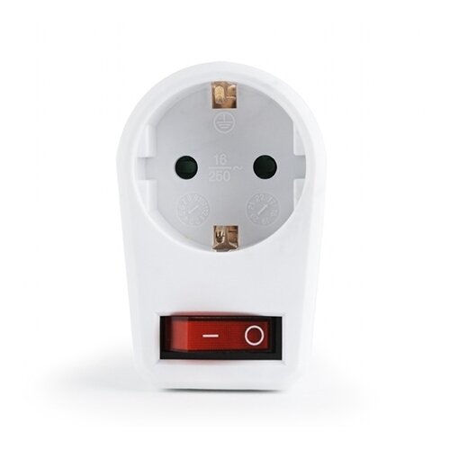  Shuko utičnica sa prekidacem, GEMBIRD, white EG-AC1S-01-W Cijene