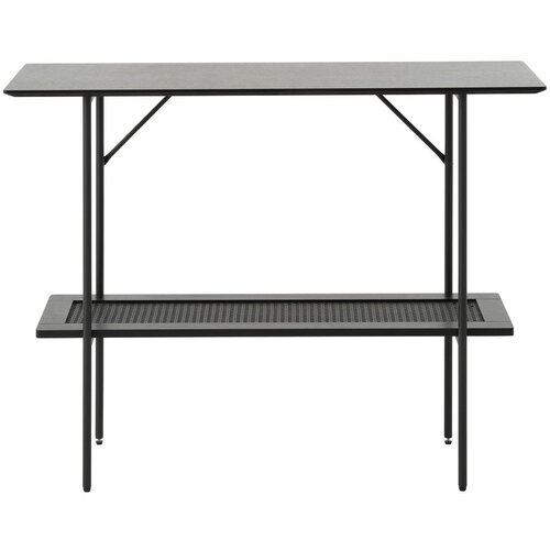 Unique Furniture Črna stranska mizica 37x100 cm Pensacola &ndash; Cene