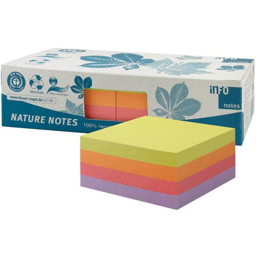Blok samoljepljiv kocka 75x75mm 2x400L Nature Global Notes 5654-97box sortirano Cene