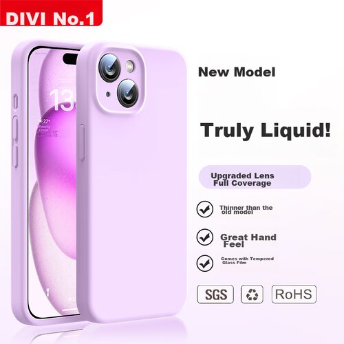  Divi Maska za mobilni telefon iPhone 15, Ljubičasta Cene